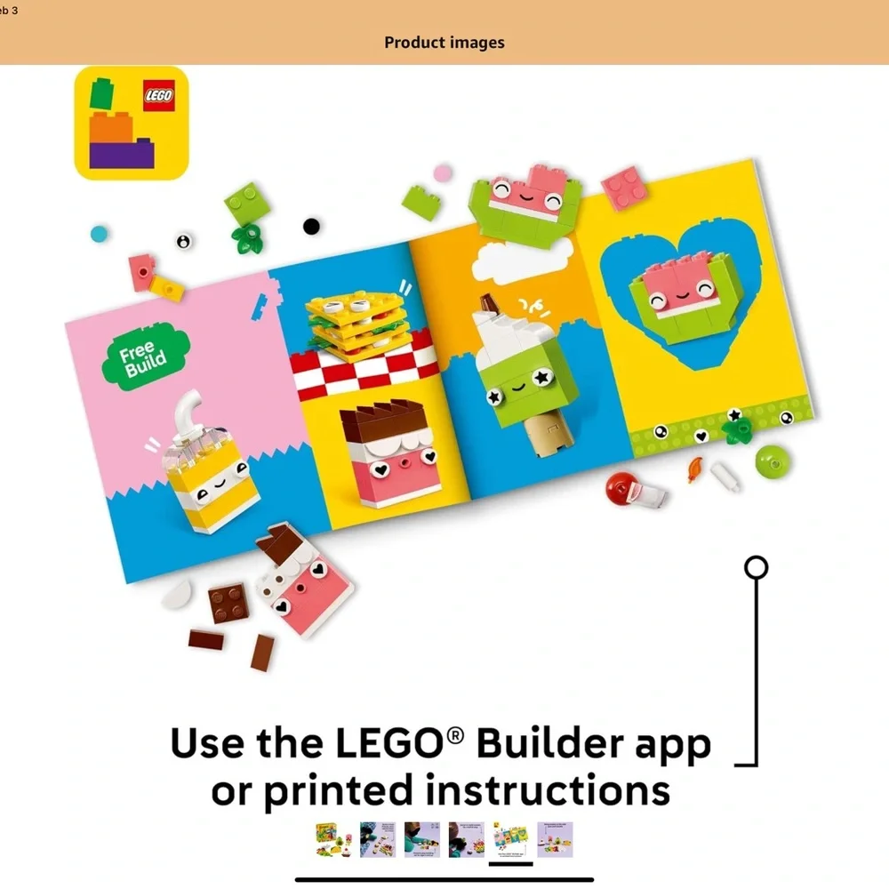 LEGO Classic Creative Building Set - Red, Green, Yellow